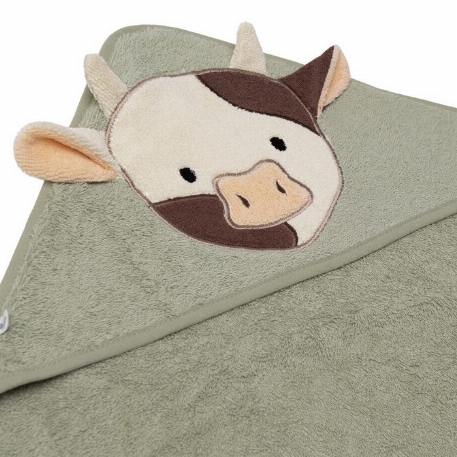 Serviette à capuchon - Vache | Perlimpinpin