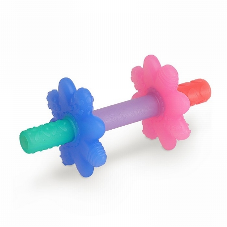 Jouet de dentition Teensy Tubes - Arc en ciel rose | Itzy Ritzy