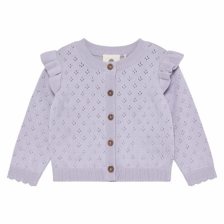 Cardigan - Purple Heather | EN FANT