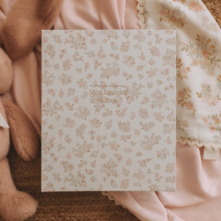 Livre de bébé en tissu - Fleurs Pastel | Le Petit Tableau Noir