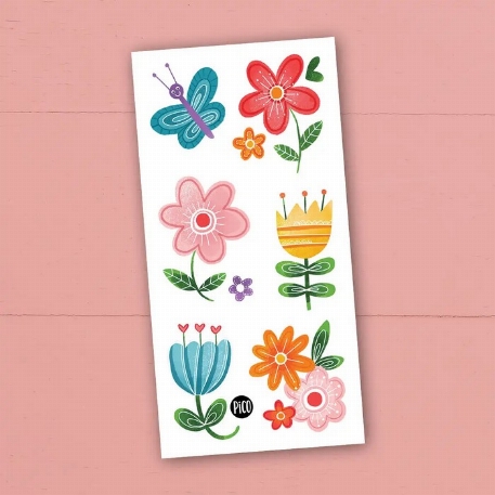 Tatouages temporaires - Jolies fleurs | PiCO