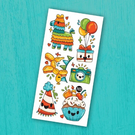 Tatouages temporaires - Bonne fête | PiCO