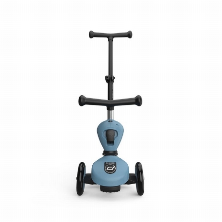 Trotinette - Highwaykick 1 Push & Go - Steel | Scoot & Ride