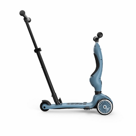Trotinette - Highwaykick 1 Push & Go - Steel | Scoot & Ride