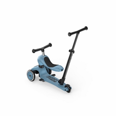 Trotinette - Highwaykick 1 Push & Go - Steel | Scoot & Ride