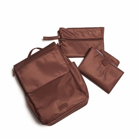 Le KENDALL - Sac à dos maternité en nylon - Sienna | Lambert