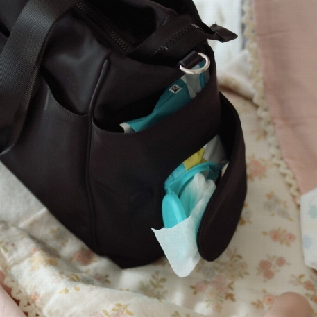 Le MILANI - Sac fourre-tout maternité en nylon - Noir | Lambert