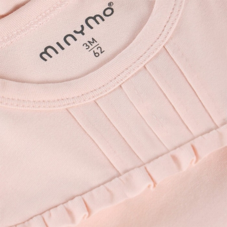 Cache-couche manches courtes - Peach blush | Minymo
