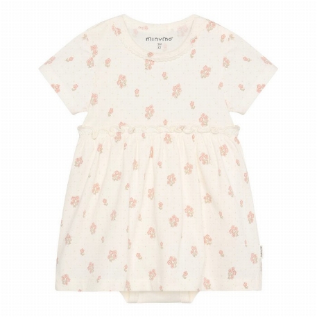 Robe - Vanilla ice fleurs | Minymo