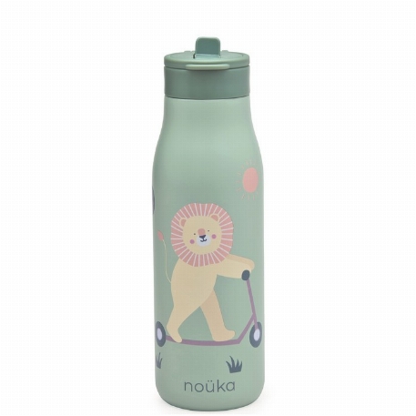 Bouteille d'eau en inox - 16oz - Roary le Lion | Noüka