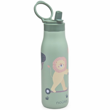 Bouteille d'eau en inox - 16oz - Roary le Lion | Noüka