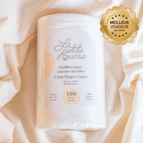 Feuillets jetables pour couches lavables | La Petite Ourse