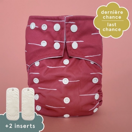 Couche à poche à boutons pressions - Stabilité | La Petite Ourse