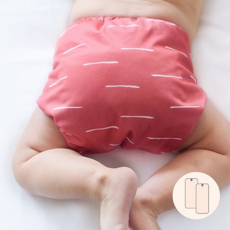 Couche à poche à boutons pressions - Stabilité | La Petite Ourse