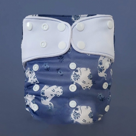 Couche à poche - Évolution - Porcelaine | La Petite Ourse