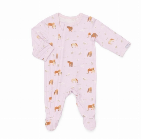 Pyjama en modal - Chevaux lilas | Coccoli