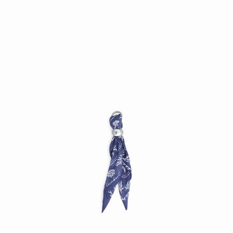 La PAOLA - Porte-clés foulard - Marine | Lambert