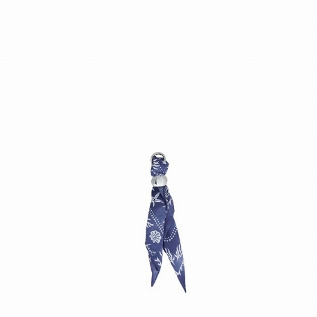 La PAOLA - Porte-clés foulard - Marine | Lambert