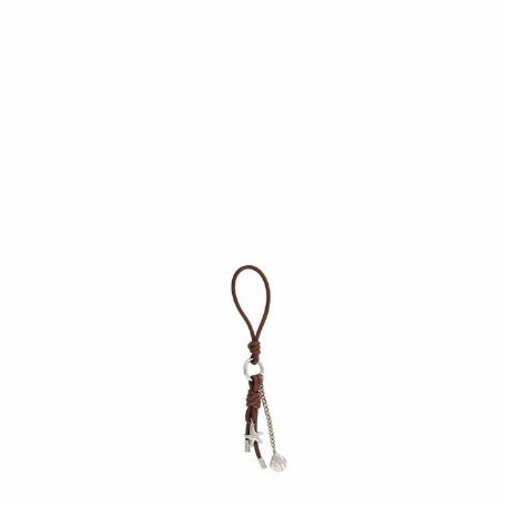 La FIDGI - Porte-clés avec breloque - Hazelnut | Lambert