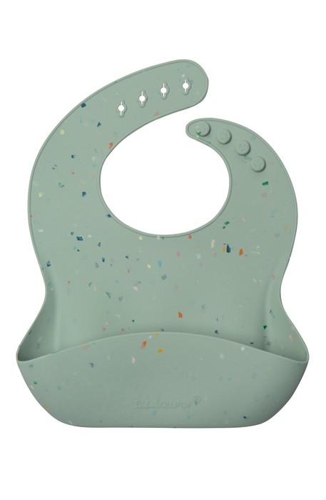 Bavoir en silicone - Confetti Sea Foam | Loulou Lollipop