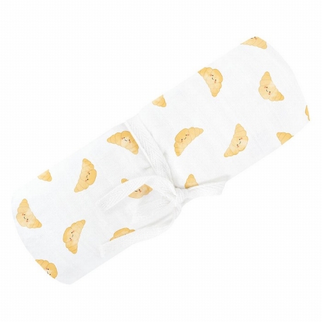 Couverture de mousseline - Croissants | Perlimpinpin