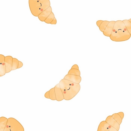 Couverture de mousseline - Croissants | Perlimpinpin