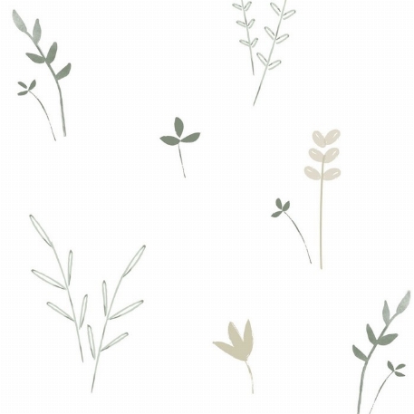 Couverture de mousseline - Feuilles | Perlimpinpin