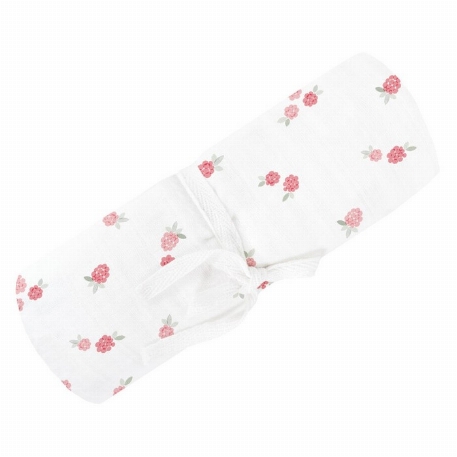 Couverture de mousseline - Fraises | Perlimpinpin