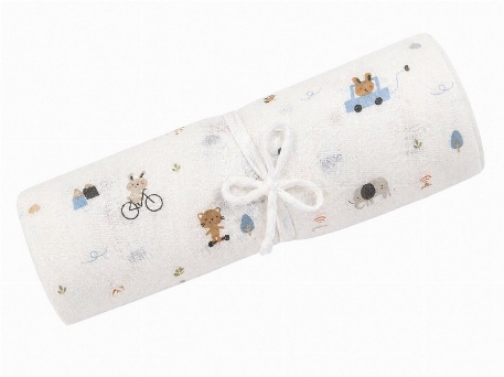 Couverture de mousseline - Transports | Perlimpinpin