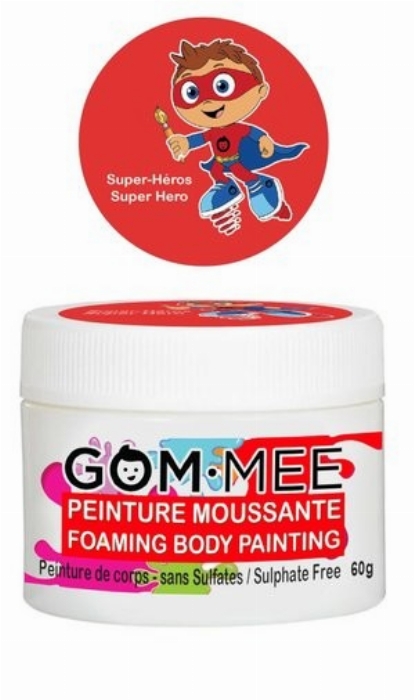 Nettoyant peinture moussante - Rouge Super-héros | GOM-MEE