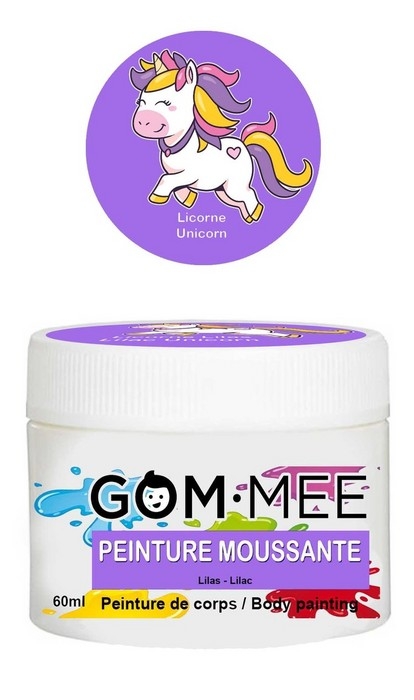 Nettoyant peinture moussante - Lilas Licorne | GOM-MEE