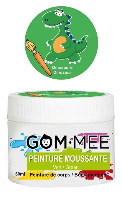 Nettoyant peinture moussante - Vert Dinosaure | GOM-MEE