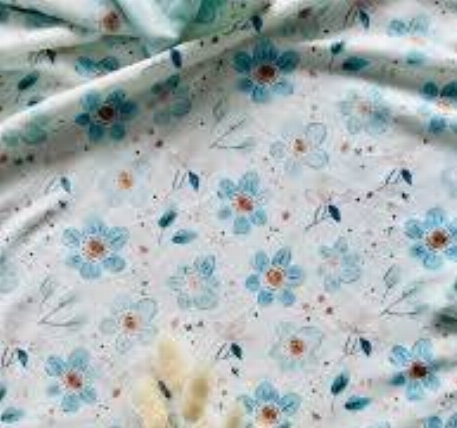 Pantoufles à velcro - Fleur de campagne | Bébé Ô Chaud