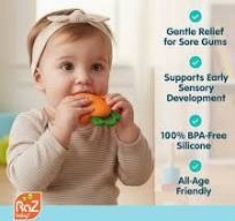 Jouet de dentition - Carotte | Razbaby
