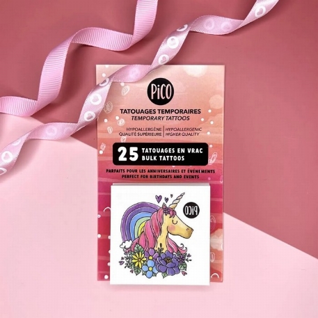 Tatouages temporaires - VRAC - La licorne sympathique | PiCO