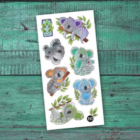 Tatouages temporaires -  Les koalas coquins | PiCO