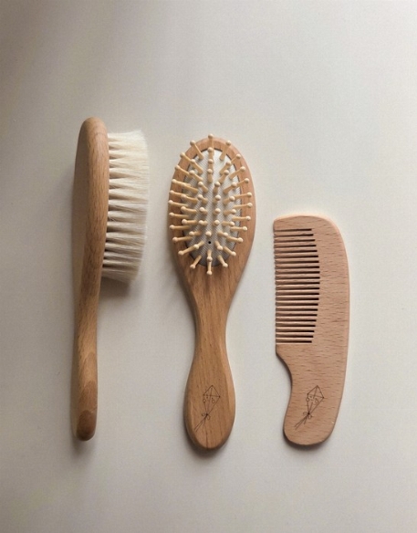 Ensemble de brosse et peigne à cheveux | Menoum