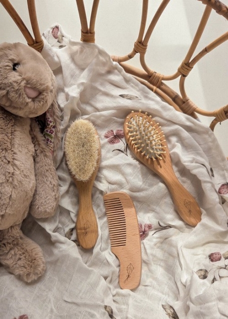 Ensemble de brosse et peigne à cheveux | Menoum