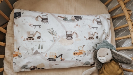 Taie d'oreiller pour enfant - Les camions | Veille sur toi