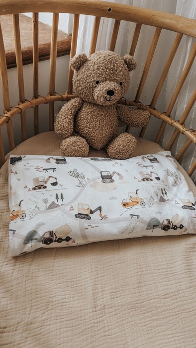 Taie d'oreiller pour enfant - Les camions | Veille sur toi