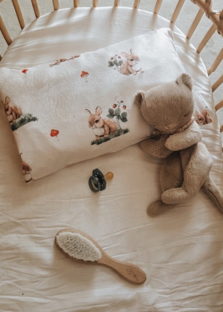 Taie d'oreiller pour enfant - Lapinou | Veille sur toi