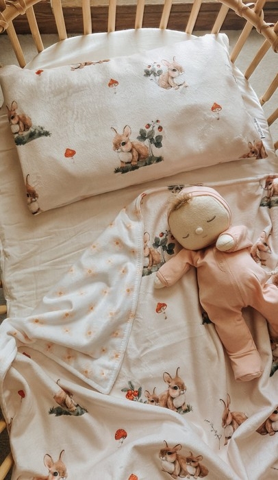 Taie d'oreiller pour enfant - Lapinou | Veille sur toi