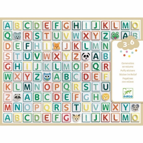 Stickers - Gommettes alphabet | Djeco
