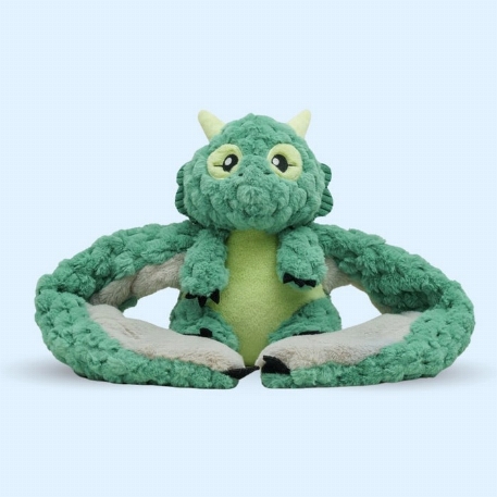 Peluche lestée Hugarounds - Zéphyr le dragon | Hugimals