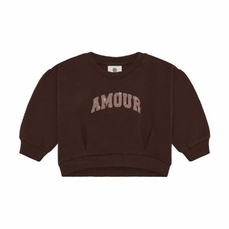 Chandail manches longues - Deep mahogany | EN FANT