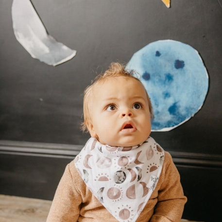 Bavoirs Bandanas - Neil | Copper Pearl