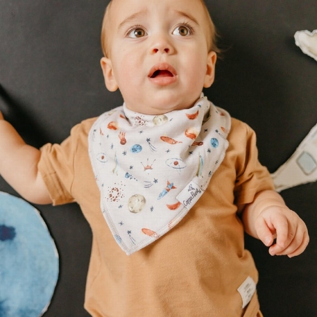 Bavoirs Bandanas - Neil | Copper Pearl