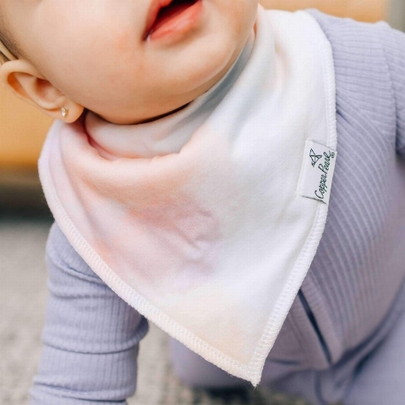 Bavoirs Bandanas - Flora | Copper Pearl