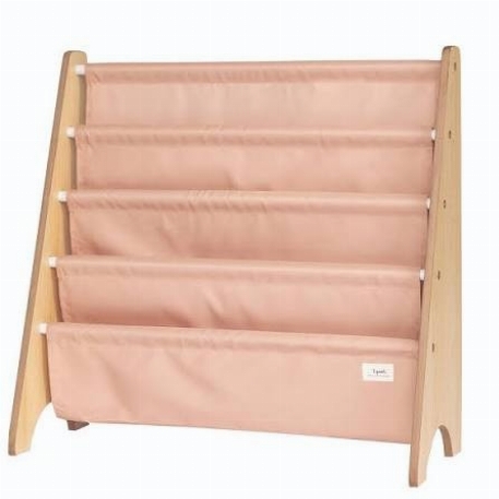 Porte-livres en tissu recyclé - Vieux rose | 3 Sprouts