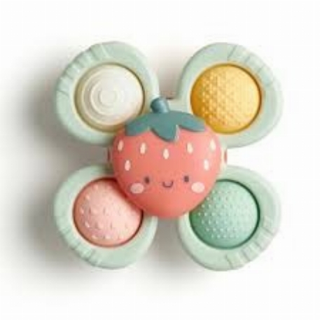 Jouet anti-stress de voyage et de bain - Fraise | Itzy Ritzy